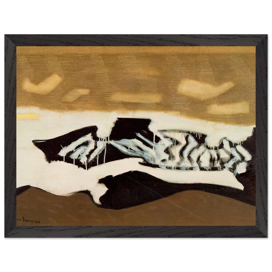 Breaking Sea - 1952 by Milton Avery — Framed art print at Zephyeer