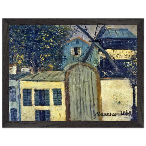 MOULIN DE LA GALETTE 1 by Maurice Utrillo — Framed art print at Zephyeer