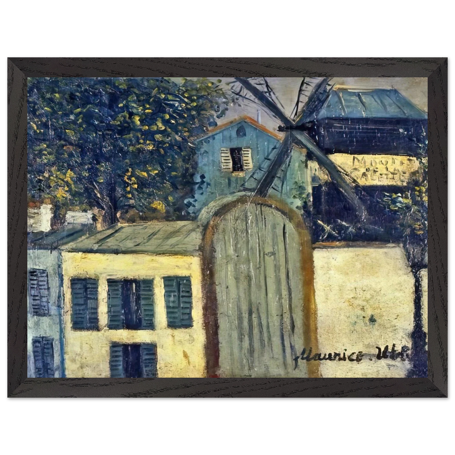 MOULIN DE LA GALETTE 1 by Maurice Utrillo — Framed art print at Zephyeer
