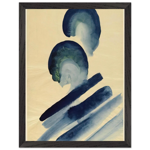 Blue-02 by Georgia O'Keeffe — Framed art print at Zephyeer