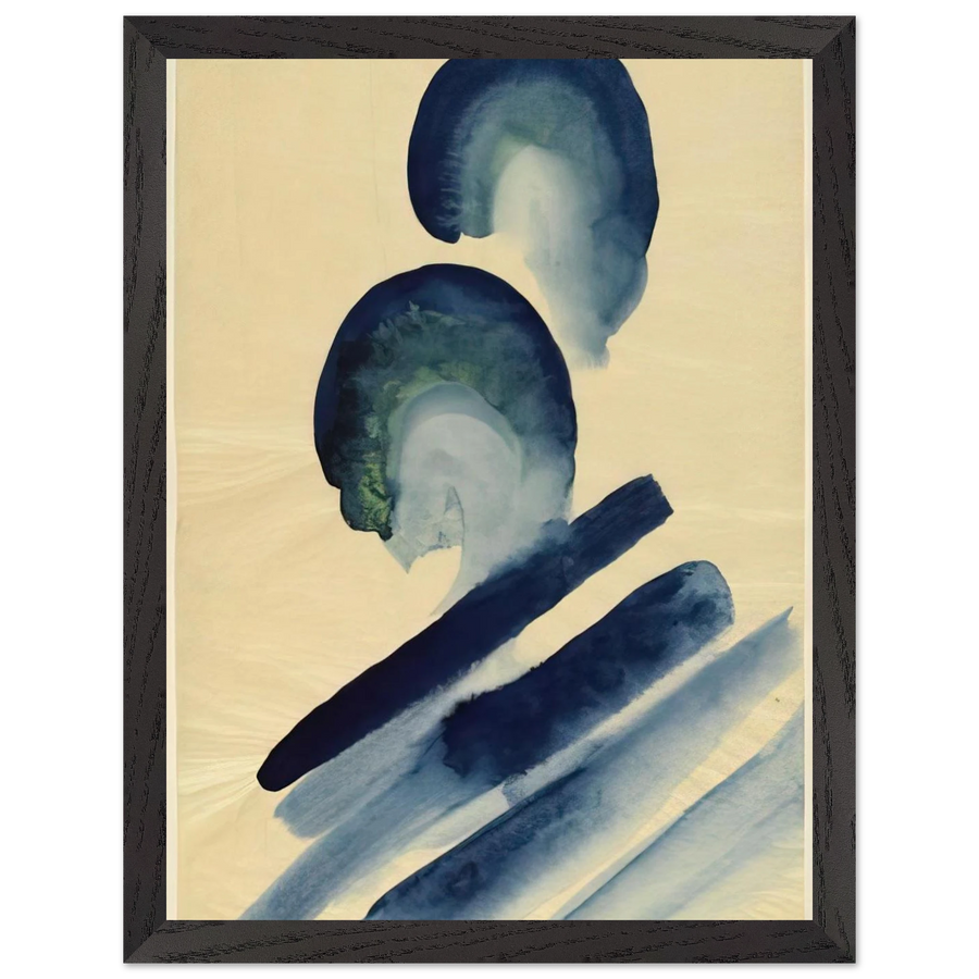 Blue-02 by Georgia O'Keeffe — Framed art print at Zephyeer