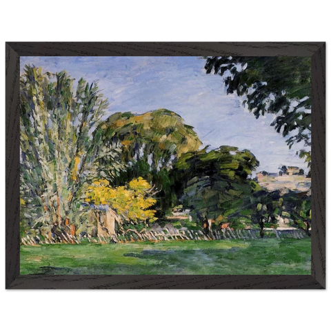 The Trees of Jas de Bouffan by Paul Cézanne — Framed art print at Zephyeer