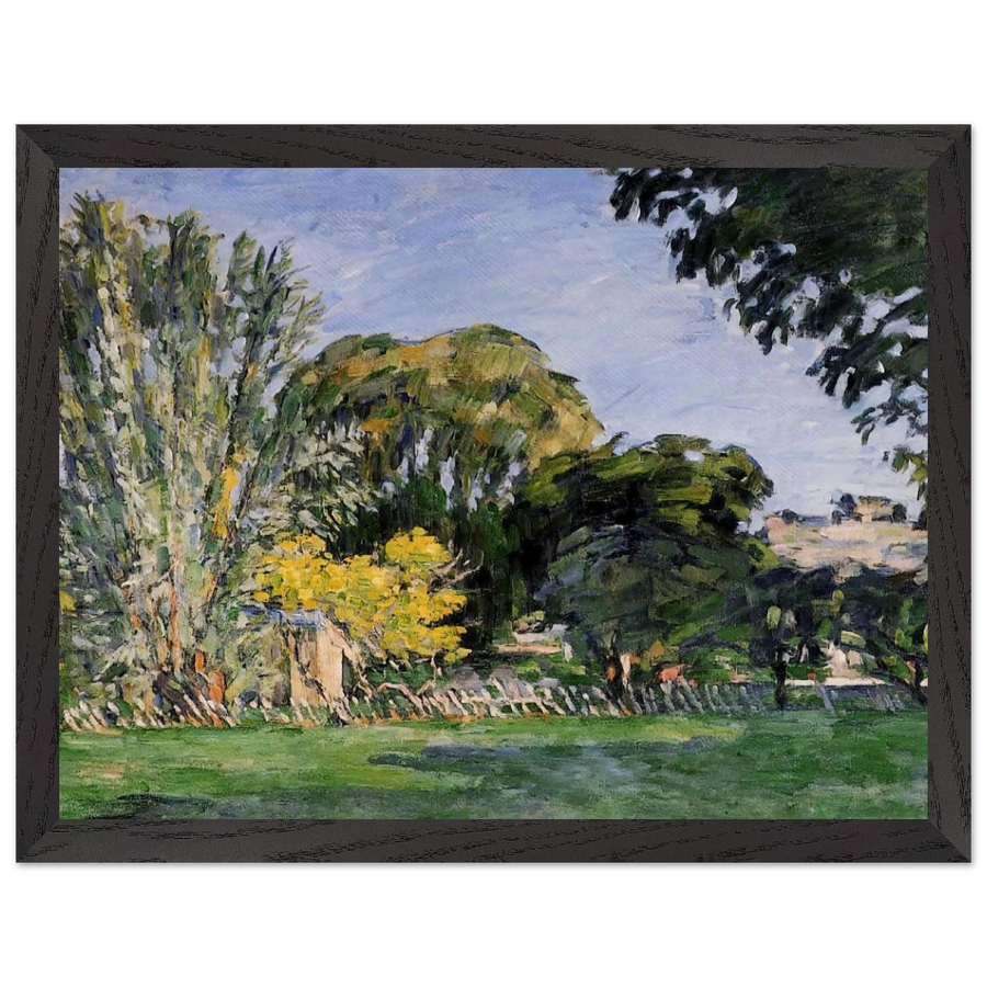 The Trees of Jas de Bouffan by Paul Cézanne — Framed art print at Zephyeer