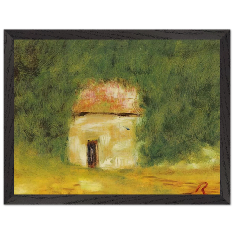 The Little House by Pierre-Auguste Renoir — Framed art print at Zephyeer