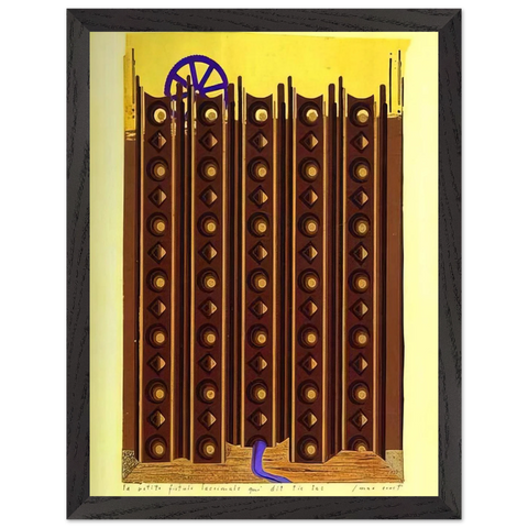 The Small Fistule That Says Tic Tac by Max Ernst — Framed art print at Zephyeer