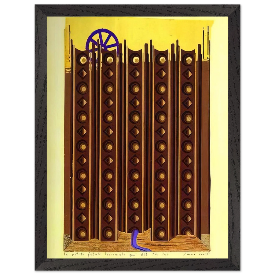 The Small Fistule That Says Tic Tac by Max Ernst — Framed art print at Zephyeer