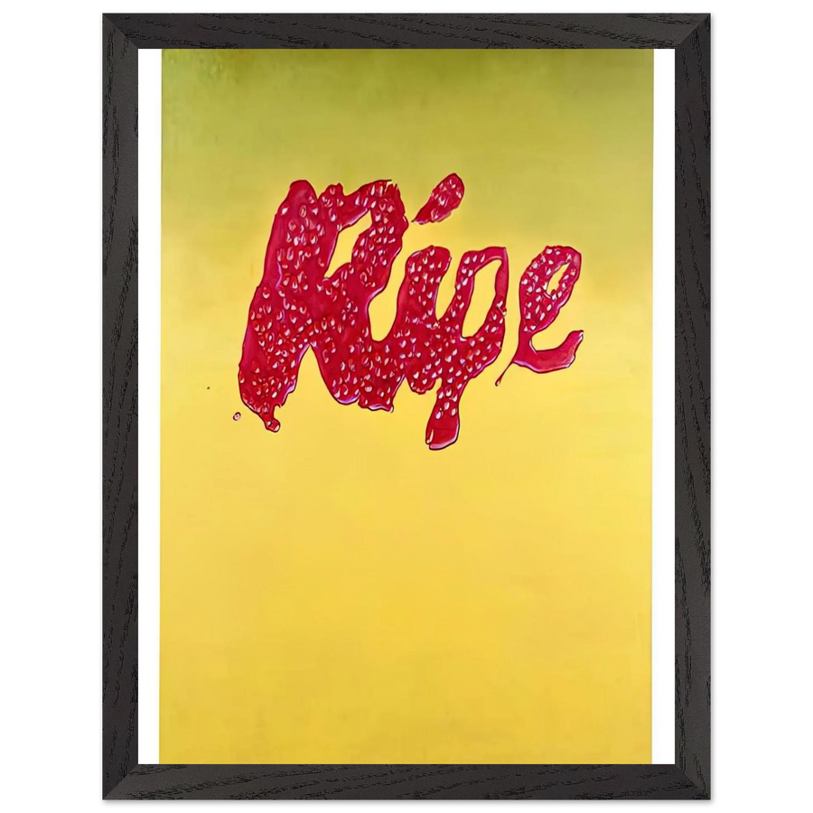 RIPE by Edward Ruscha — Framed art print at Zephyeer