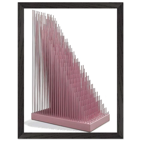 PROGRESION ROSA by Jesus Rafael Soto — Framed art print at Zephyeer