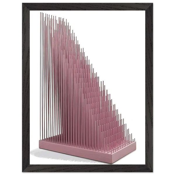 PROGRESION ROSA by Jesus Rafael Soto — Framed art print at Zephyeer
