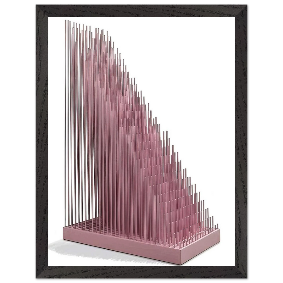 PROGRESION ROSA by Jesus Rafael Soto — Framed art print at Zephyeer