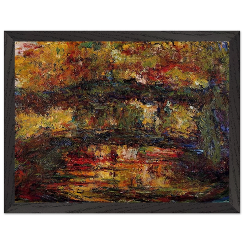 The Japanese Bridge 4 by Claude Monet — Framed art print at Zephyeer