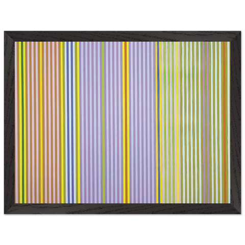 Ianthe - 1969 by Gene Davis — Framed art print at Zephyeer