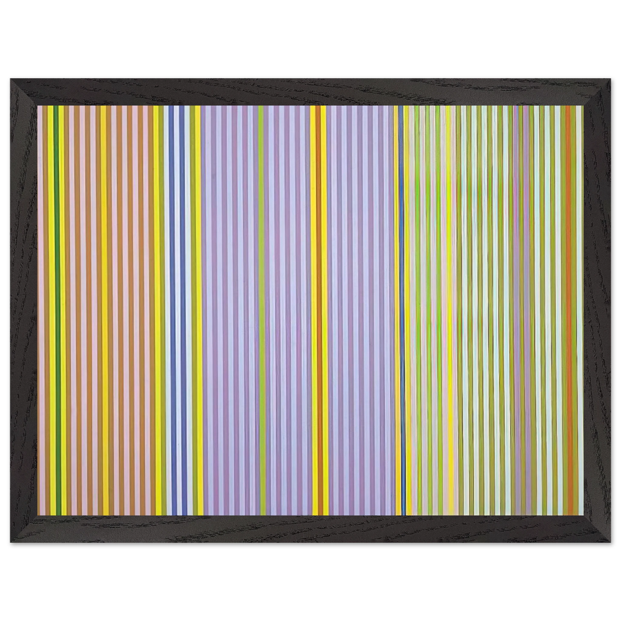 Ianthe - 1969 by Gene Davis — Framed art print at Zephyeer