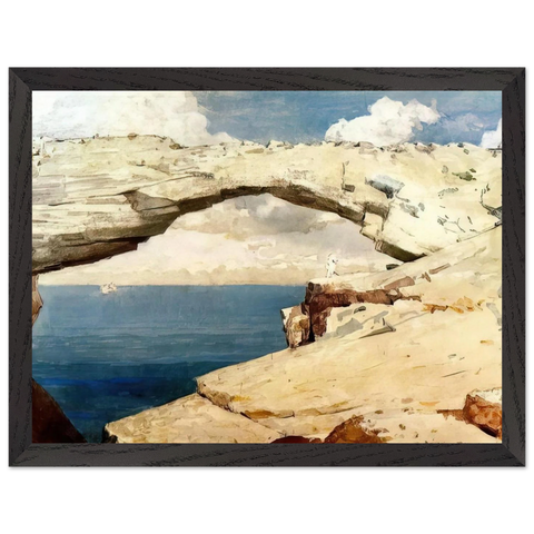 GLASS WINDOWS BAHAMAS 1885 by Winslow Homer — Framed art print at Zephyeer
