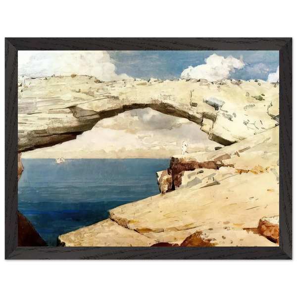 GLASS WINDOWS BAHAMAS 1885 by Winslow Homer — Framed art print at Zephyeer