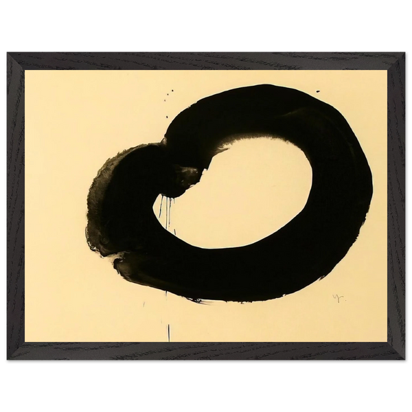 Untitled - Art Informel, Zen by Jiro Yoshihara — Framed art print at Zephyeer