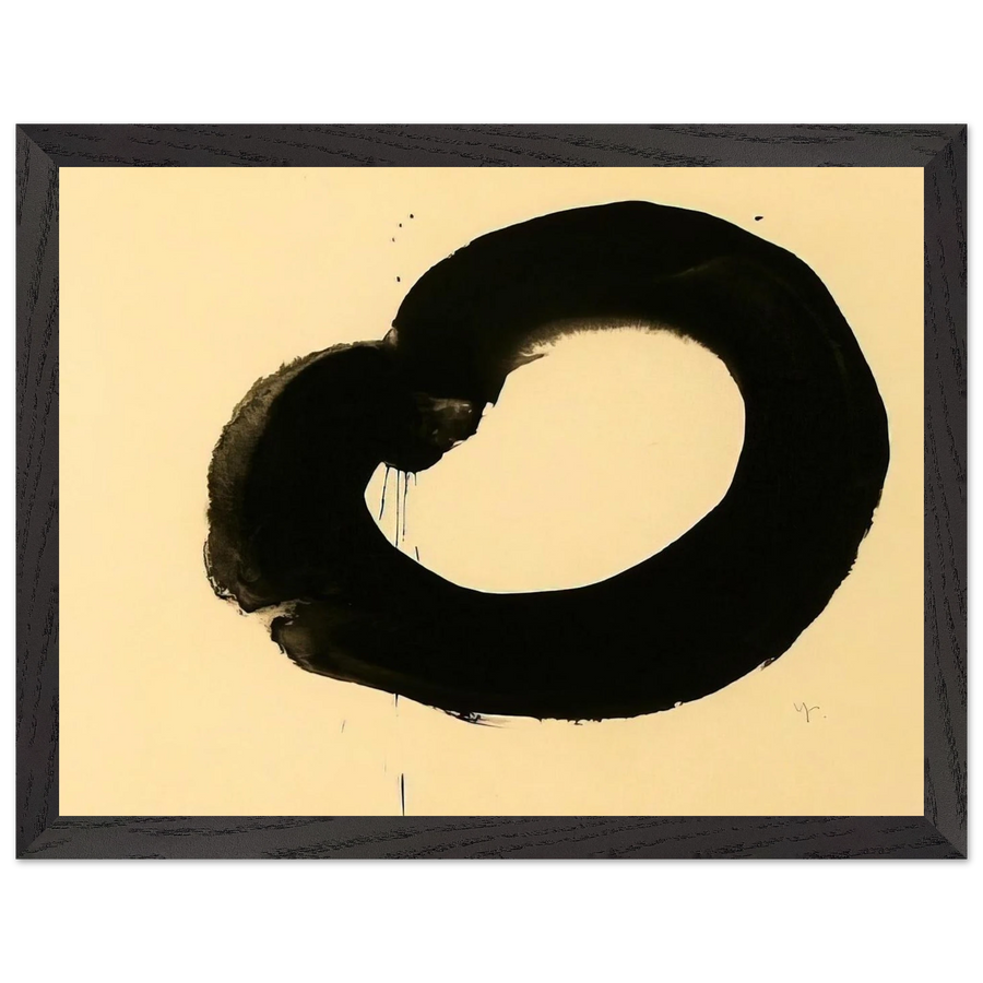 Untitled - Art Informel, Zen by Jiro Yoshihara — Framed art print at Zephyeer
