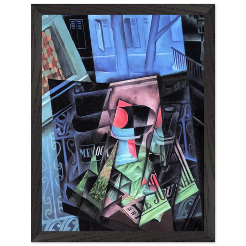 STILL LIFE BEFORE AN OPEN WINDOW PLACE RAVIGNAN 1915 by Juan Gris — Framed art print at Zephyeer