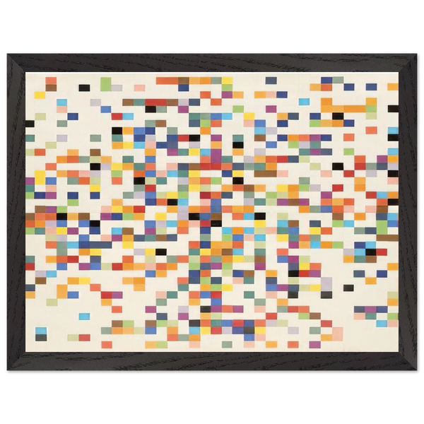 Spectrum Colors Arranged by Chance II by Ellsworth Kelly — Framed art print at Zephyeer