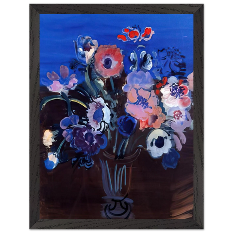 ANEMONES by Raoul Dufy — Framed art print at Zephyeer