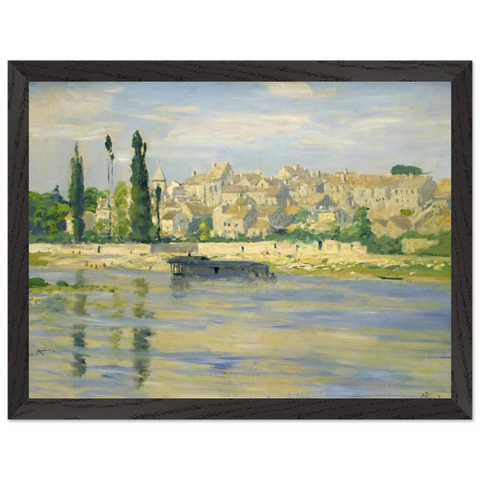 Carrieres-Saint-Denis by Claude Monet — Framed art print at Zephyeer