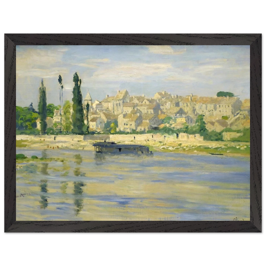 Carrieres-Saint-Denis by Claude Monet — Framed art print at Zephyeer