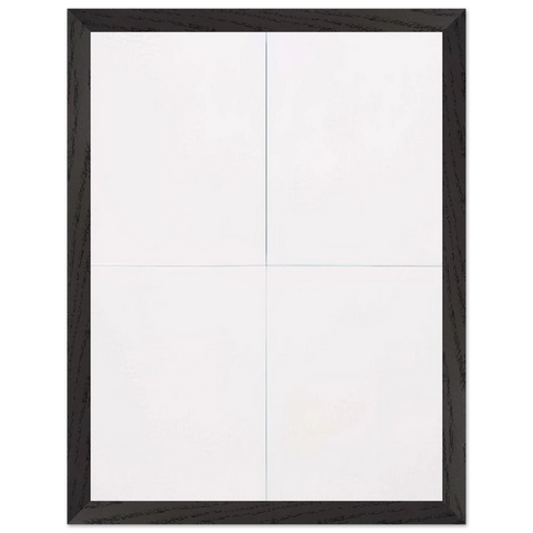 WHITE PAINTING FOUR PANEL 1951 by Robert Rauschenberg — Framed art print at Zephyeer