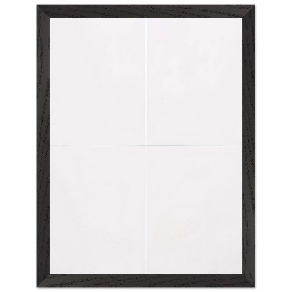 WHITE PAINTING FOUR PANEL 1951 by Robert Rauschenberg — Framed art print at Zephyeer