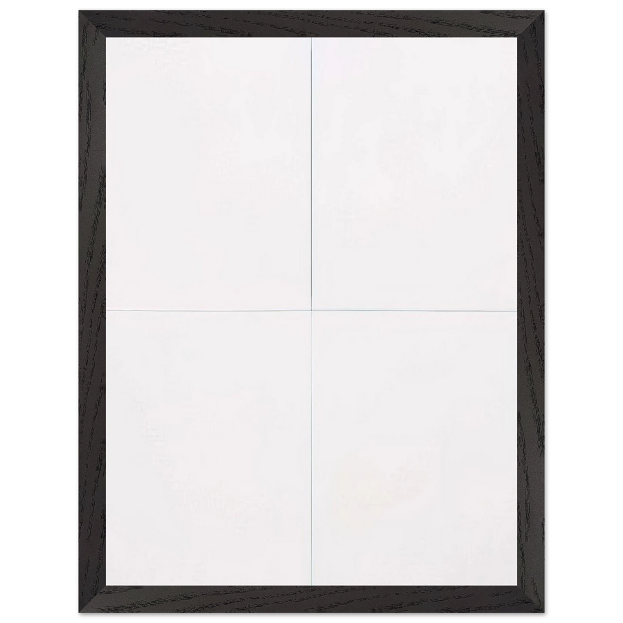 WHITE PAINTING FOUR PANEL 1951 by Robert Rauschenberg — Framed art print at Zephyeer