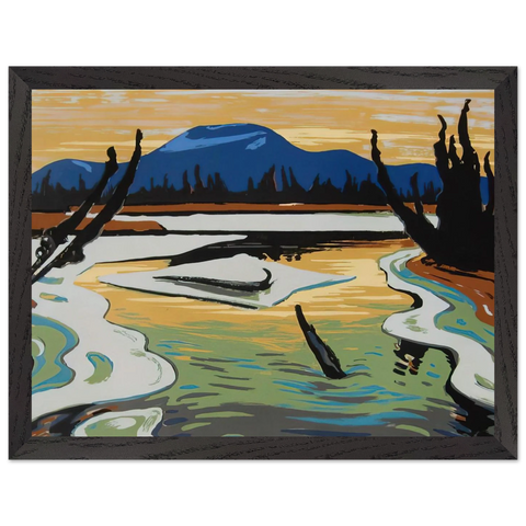 Smart River Alaska - 1945 by A.Y. Jackson — Framed art print at Zephyeer
