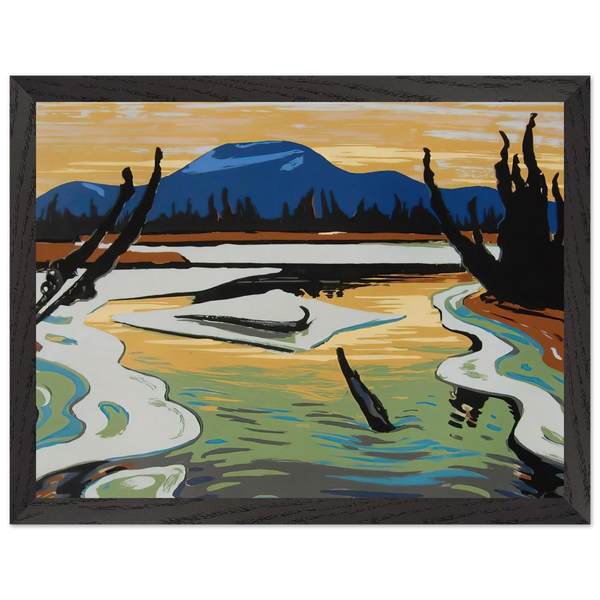 Smart River Alaska - 1945 by A.Y. Jackson — Framed art print at Zephyeer