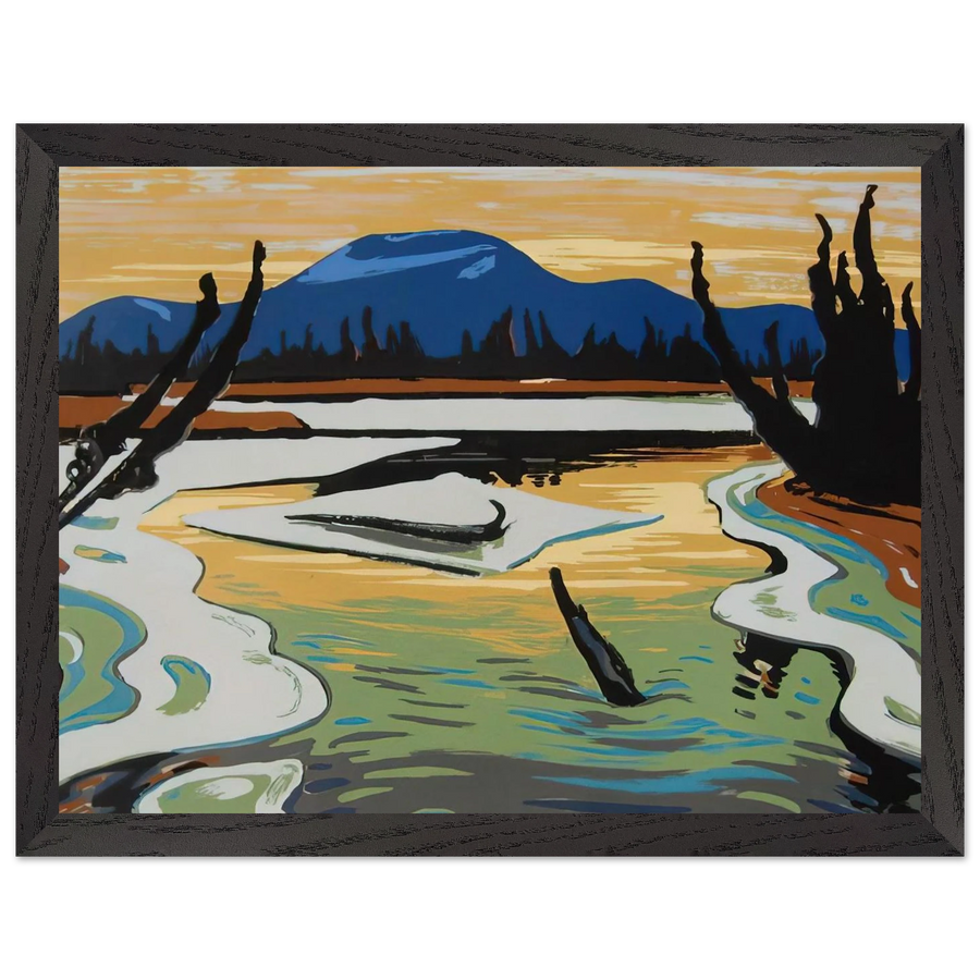 Smart River Alaska - 1945 by A.Y. Jackson — Framed art print at Zephyeer