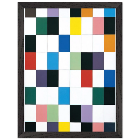 Colors for a Large Wall by Ellsworth Kelly — Framed art print at Zephyeer