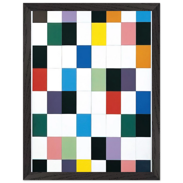 Colors for a Large Wall by Ellsworth Kelly — Framed art print at Zephyeer