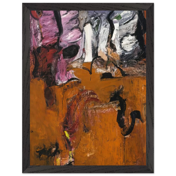 Pallas Athena--Earth by Grace Hartigan — Framed art print at Zephyeer