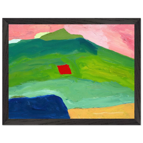 Untitled #17 - 1980 by Etel Adnan — Framed art print at Zephyeer