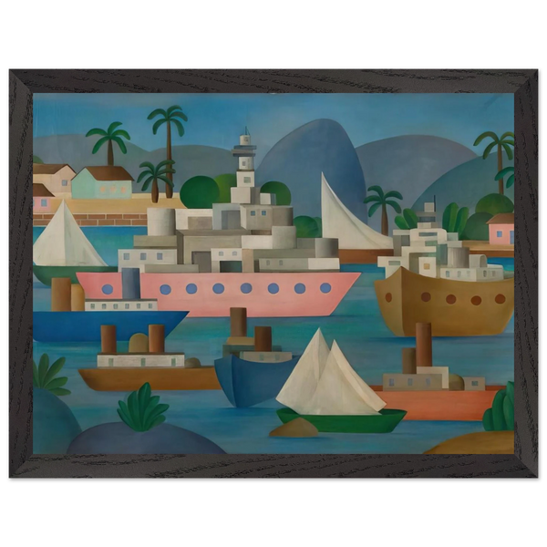 Porto I by Tarsila do Amaral — Framed art print at Zephyeer