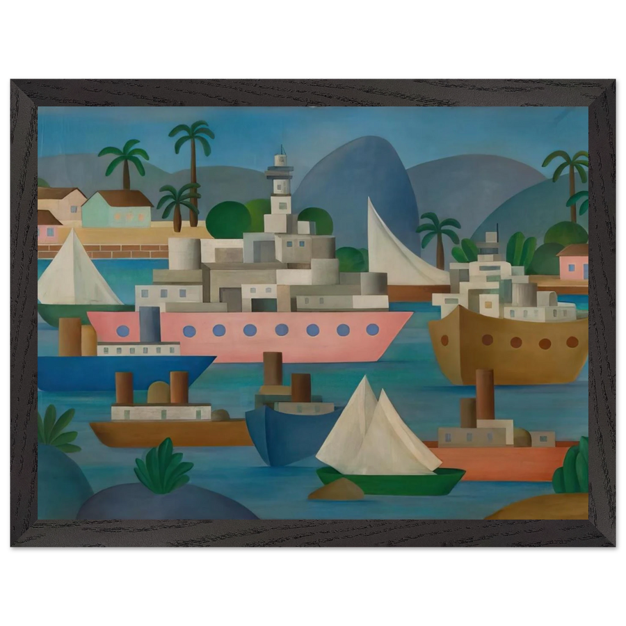 Porto I by Tarsila do Amaral — Framed art print at Zephyeer