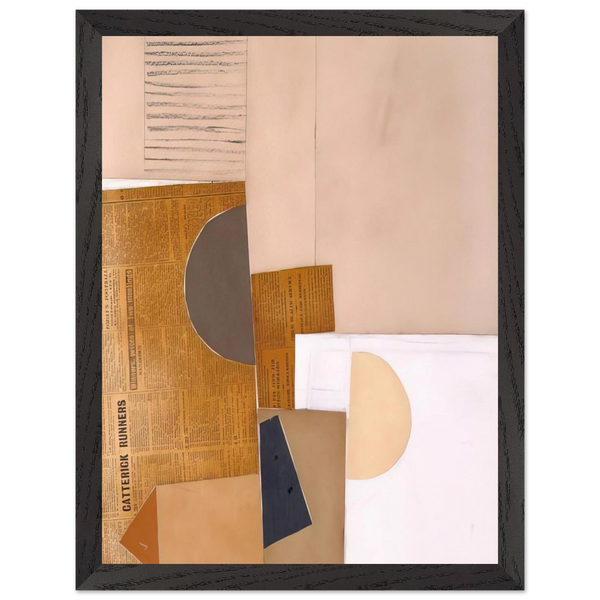 ABSTRACT IN WHITE GREY AND OCHRE 1949 by Victor Pasmore — Framed art print at Zephyeer