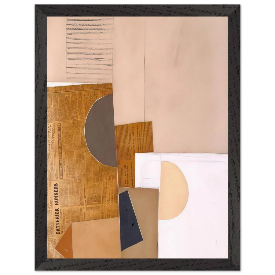 ABSTRACT IN WHITE GREY AND OCHRE 1949 by Victor Pasmore — Framed art print at Zephyeer