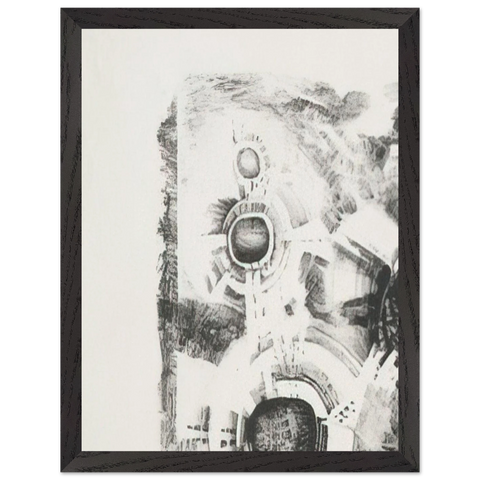 SECOND STONE 1962 by Lee Bontecou — Framed art print at Zephyeer