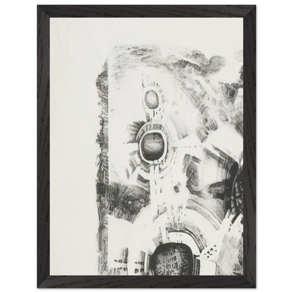 SECOND STONE 1962 by Lee Bontecou — Framed art print at Zephyeer