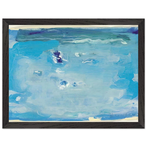 Untitled - Color Field Painting, Lyrical Abstraction by Helen Frankenthaler — Framed art print at Zephyeer