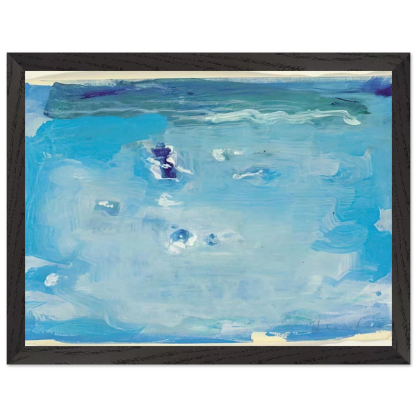Untitled - Color Field Painting, Lyrical Abstraction by Helen Frankenthaler — Framed art print at Zephyeer
