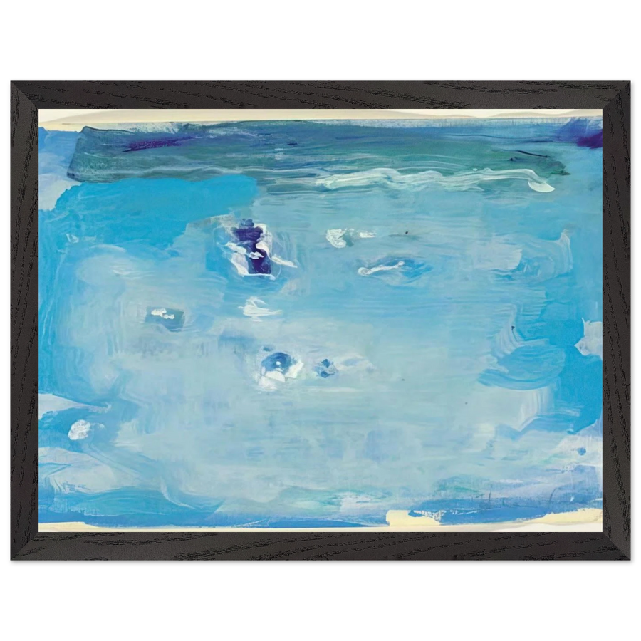 Untitled - Color Field Painting, Lyrical Abstraction by Helen Frankenthaler — Framed art print at Zephyeer