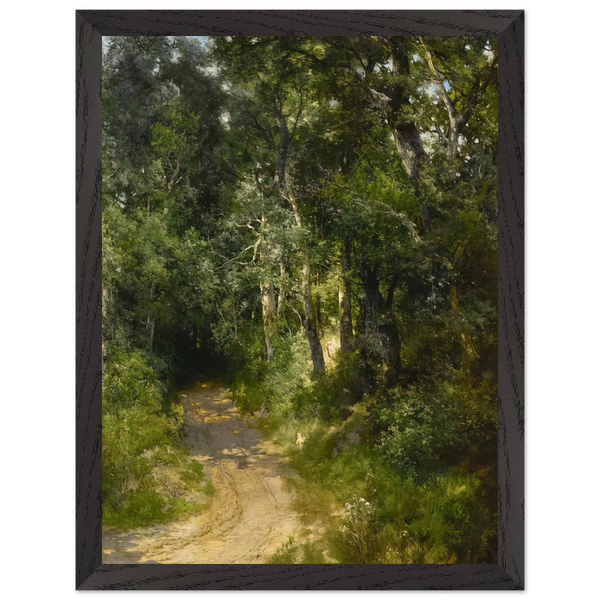 Cockington Lane near Torquay England by Thomas Moran — Framed art print at Zephyeer