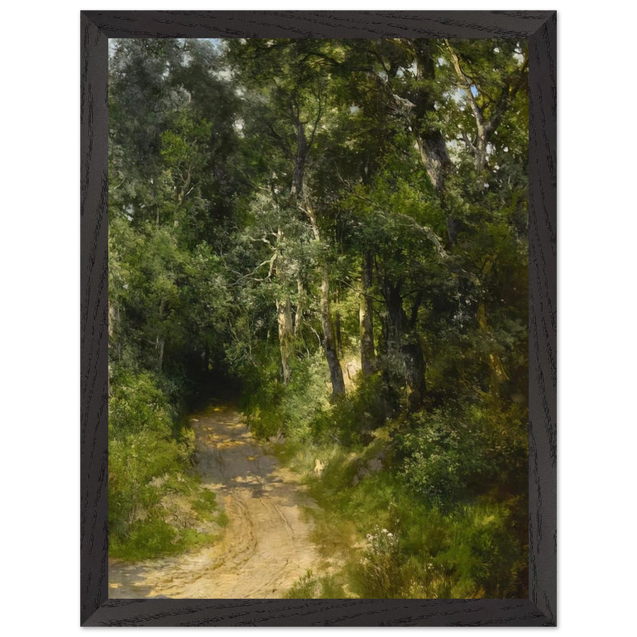 Cockington Lane near Torquay England by Thomas Moran — Framed art print at Zephyeer