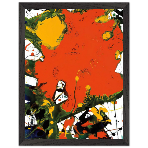 Untitled  SFP94-127  SFF 1797 by Sam Francis — Framed art print at Zephyeer