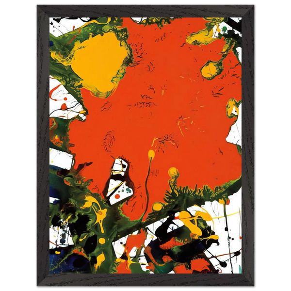 Untitled  SFP94-127  SFF 1797 by Sam Francis — Framed art print at Zephyeer