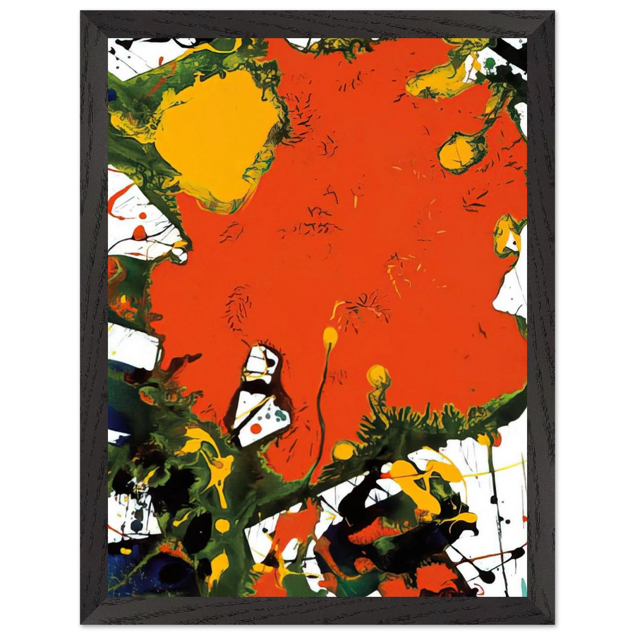 Untitled  SFP94-127  SFF 1797 by Sam Francis — Framed art print at Zephyeer
